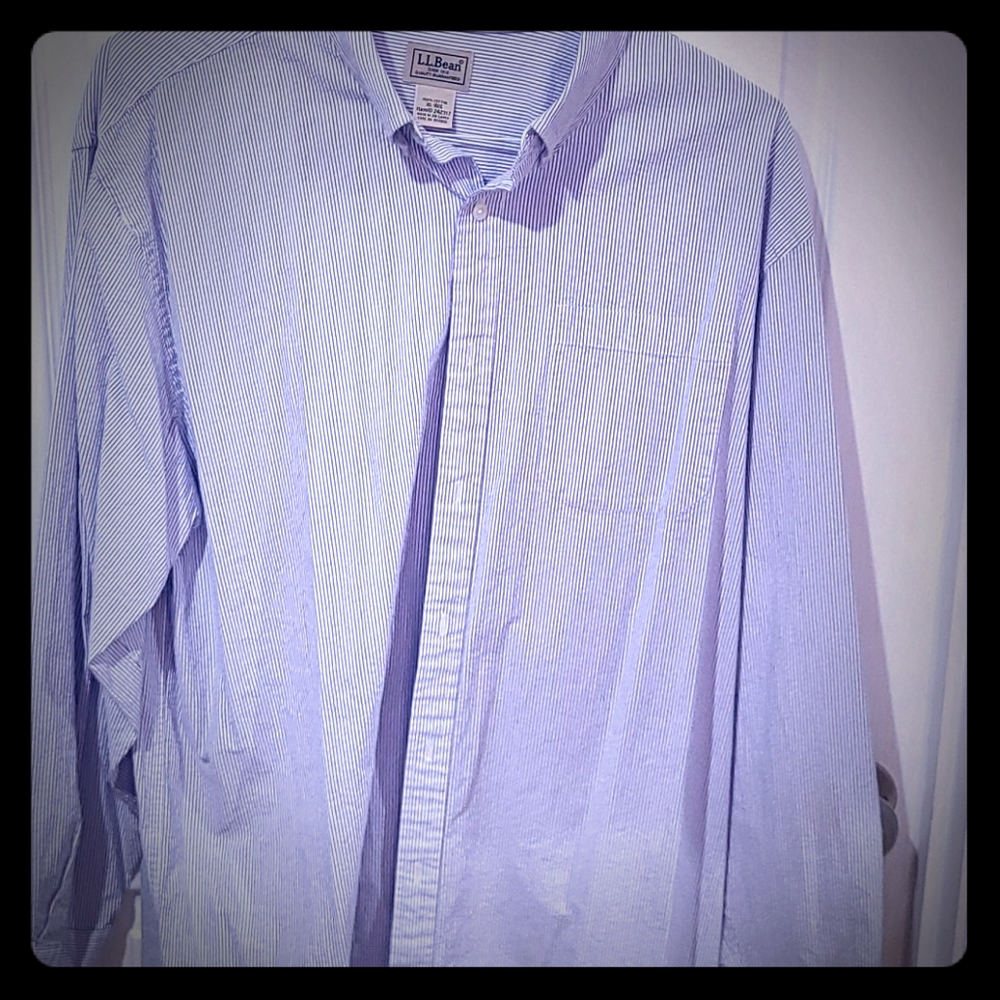 EUC Seersucker shirt, long sleeve